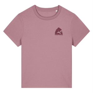 Luna Bear Trail Tee – Lilac Dream & Dawn Blush