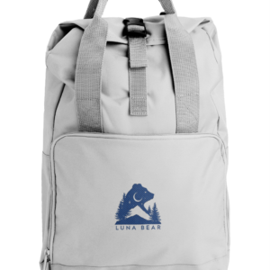 Luna Bear Explorer Pack – Light Grey & Midnight Tide