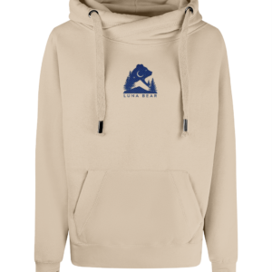 Luna Bear Summit Layer Hoodie – Coastal Sand & Midnight Tide