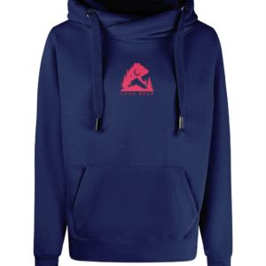 Luna Bear Summit Layer Hoodie – Midnight Tide & Dawn Blush
