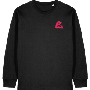 Luna Bear Trail Long Sleeve Tee – Black & Dawn Blush