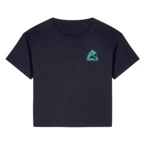 Luna Bear Coastal Tee – French Navy & Midnight Tide